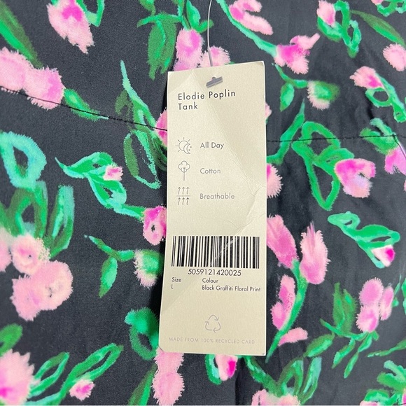 Sweaty Betty Elodie Poplin Tank L - Picture 4 of 7